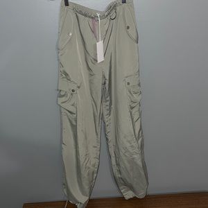 Seafoam Green Parachute Pants